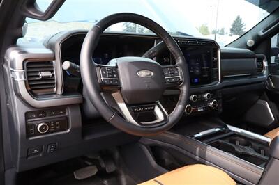 2023 Ford F-350 Platinum  LIFTED DIESEL TRUCK AZURE GREY WITH CARMELO 4X4 LOADED - Photo 20 - Gresham, OR 97030