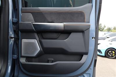 2023 Ford F-350 Platinum  LIFTED DIESEL TRUCK AZURE GREY WITH CARMELO 4X4 LOADED - Photo 31 - Gresham, OR 97030