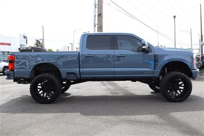 2023 Ford F-350 Platinum  LIFTED DIESEL TRUCK AZURE GREY WITH CARMELO 4X4 LOADED - Photo 6 - Gresham, OR 97030
