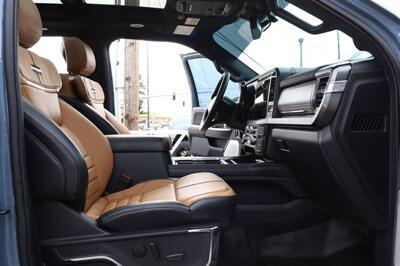 2023 Ford F-350 Platinum  LIFTED DIESEL TRUCK AZURE GREY WITH CARMELO 4X4 LOADED - Photo 33 - Gresham, OR 97030