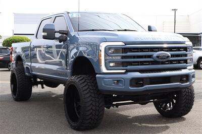 2023 Ford F-350 Platinum  LIFTED DIESEL TRUCK AZURE GREY WITH CARMELO 4X4 LOADED - Photo 7 - Gresham, OR 97030