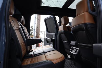 2023 Ford F-350 Platinum  LIFTED DIESEL TRUCK AZURE GREY WITH CARMELO 4X4 LOADED - Photo 30 - Gresham, OR 97030