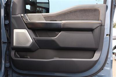 2023 Ford F-350 Platinum  LIFTED DIESEL TRUCK AZURE GREY WITH CARMELO 4X4 LOADED - Photo 32 - Gresham, OR 97030