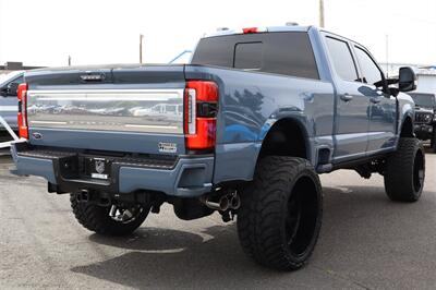 2023 Ford F-350 Platinum  LIFTED DIESEL TRUCK AZURE GREY WITH CARMELO 4X4 LOADED - Photo 5 - Gresham, OR 97030