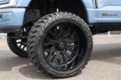 2023 Ford F-350 Platinum  LIFTED DIESEL TRUCK AZURE GREY WITH CARMELO 4X4 LOADED - Photo 12 - Gresham, OR 97030