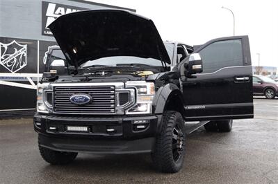 2021 Ford F-450 Super Duty Platinum  F-450 LVLED ON 22 " FORGED RIMS AND 37 " TIRES LOADED - Photo 28 - Gresham, OR 97030