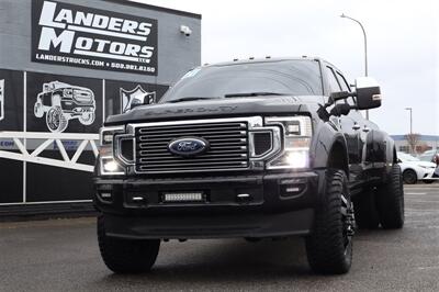 2021 Ford F-450 Super Duty Platinum  F-450 LVLED ON 22 " FORGED RIMS AND 37 " TIRES LOADED - Photo 1 - Gresham, OR 97030