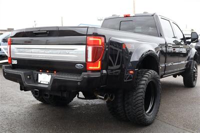 2021 Ford F-450 Super Duty Platinum  F-450 LVLED ON 22 " FORGED RIMS AND 37 " TIRES LOADED - Photo 5 - Gresham, OR 97030