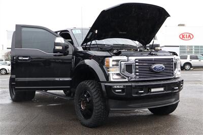 2021 Ford F-450 Super Duty Platinum  F-450 LVLED ON 22 " FORGED RIMS AND 37 " TIRES LOADED - Photo 36 - Gresham, OR 97030