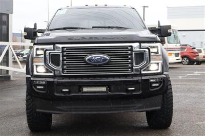 2021 Ford F-450 Super Duty Platinum  F-450 LVLED ON 22 " FORGED RIMS AND 37 " TIRES LOADED - Photo 8 - Gresham, OR 97030