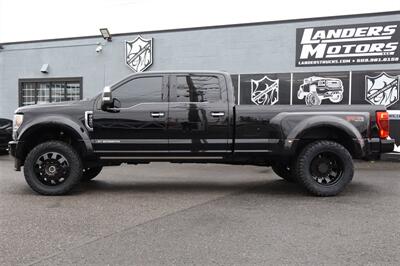 2021 Ford F-450 Super Duty Platinum  F-450 LVLED ON 22 " FORGED RIMS AND 37 " TIRES LOADED - Photo 2 - Gresham, OR 97030
