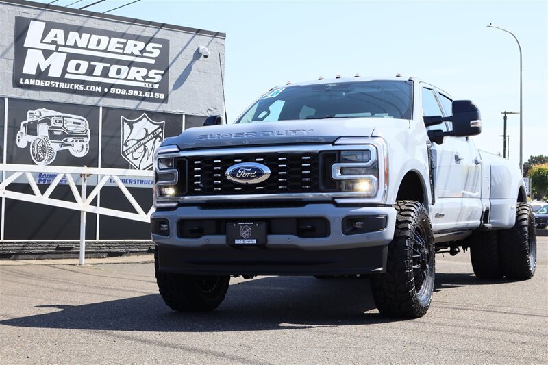 2026 Ford F-350 PLATINUM  GLACIER GREY LVLED DUALLY DIESEL TRUCK 4X4 LOADED
