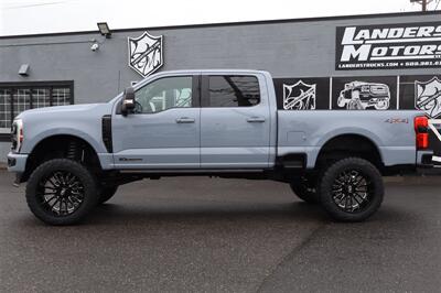 2025 Ford F-350 Platinum GLACIER GREY LIFTED DIESEL TRUCK 4X4 LOADED - Photo 2 - Gresham, OR 97030