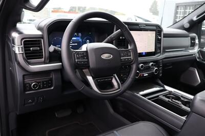 2025 Ford F-350 Platinum GLACIER GREY LIFTED DIESEL TRUCK 4X4 LOADED - Photo 17 - Gresham, OR 97030