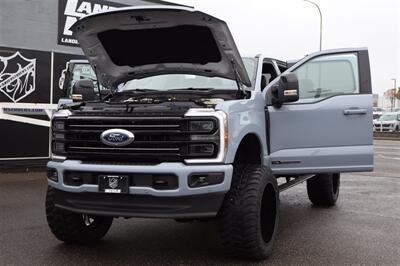 2025 Ford F-350 Platinum GLACIER GREY LIFTED DIESEL TRUCK 4X4 LOADED - Photo 32 - Gresham, OR 97030