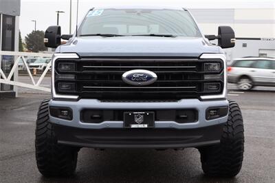 2025 Ford F-350 Platinum GLACIER GREY LIFTED DIESEL TRUCK 4X4 LOADED - Photo 8 - Gresham, OR 97030