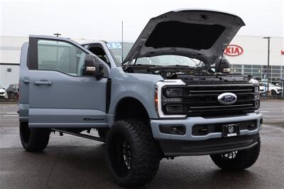 2025 Ford F-350 Platinum GLACIER GREY LIFTED DIESEL TRUCK 4X4 LOADED - Photo 39 - Gresham, OR 97030
