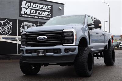 2025 Ford F-350 Platinum GLACIER GREY LIFTED DIESEL TRUCK 4X4 LOADED - Photo 1 - Gresham, OR 97030