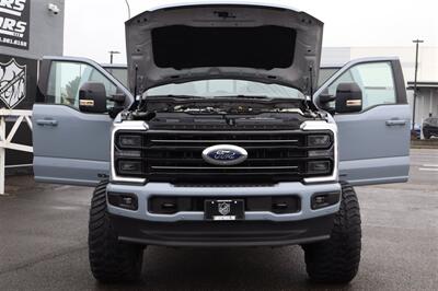 2025 Ford F-350 Platinum GLACIER GREY LIFTED DIESEL TRUCK 4X4 LOADED - Photo 40 - Gresham, OR 97030