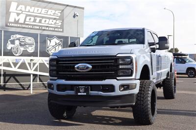 2025 Ford F-350 Platinum  LIFTED DIESEL 6.7 GLACIER GREY TRUCK 4X4 LOADED - Photo 1 - Gresham, OR 97030