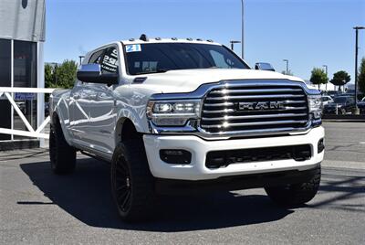 2021 RAM 3500 Limited Longhorn  MEGA CAB AISIN TRANS LIFTED 4X4 LOADED - Photo 7 - Gresham, OR 97030