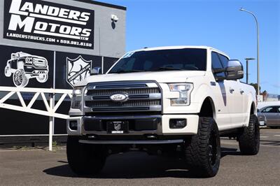 2015 Ford F-150 Platinum  LIFTED  3.5L ECOBOOST 66K MILES LOADED - Photo 1 - Gresham, OR 97030