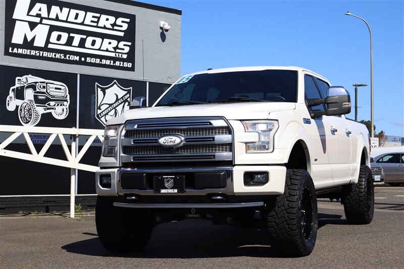 2015 Ford F-150 Platinum  LIFTED  3.5L ECOBOOST 66K MILES LOADED - Photo 1 - Gresham, OR 97030
