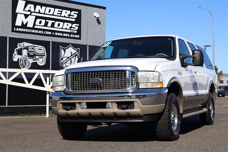 2002 Ford Excursion Limited  7.3L DIESEL 4X4 3RD ROW LEATHER LOADED - Photo 1 - Gresham, OR 97030