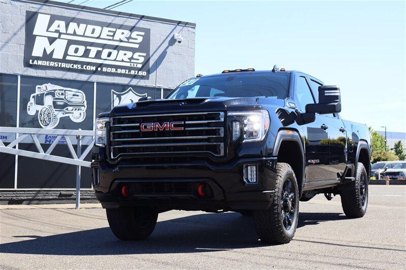 Onyx Black 2020 GMC Sierra 2500HD AT4 Crew Cab 4WD Pickup Truck Four-Wheel Drive Automatic