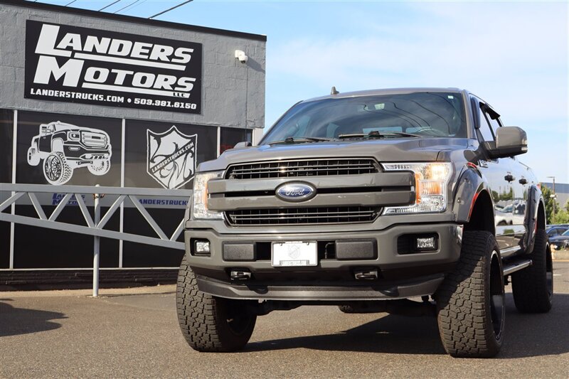 2018 Ford F-150 LARIAT LIFTED LEAD FOOT GREY  3,5L ECOBOOTS ON 20 " RIMS AND 35 " TIRES LOADED - Photo 1 - Gresham, OR 97030