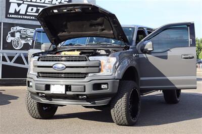 2018 Ford F-150 LARIAT LIFTED LEAD FOOT GREY  3,5L ECOBOOTS ON 20 " RIMS AND 35 " TIRES LOADED - Photo 33 - Gresham, OR 97030