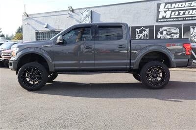 2018 Ford F-150 LARIAT LIFTED LEAD FOOT GREY  3,5L ECOBOOTS ON 20 " RIMS AND 35 " TIRES LOADED - Photo 2 - Gresham, OR 97030