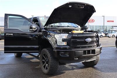 2016 Ford F-150 Platinum  5.0L 4X4 LIFTED  35 " TIRES LOADED - Photo 36 - Gresham, OR 97030