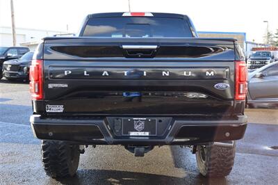2016 Ford F-150 Platinum  5.0L 4X4 LIFTED  35 " TIRES LOADED - Photo 4 - Gresham, OR 97030