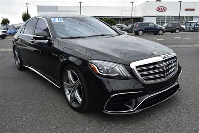 2020 Mercedes-Benz AMG S 63 AWD  ALL WHEEL DRIVE BLACK ON WHITE LOADED - Photo 8 - Gresham, OR 97030