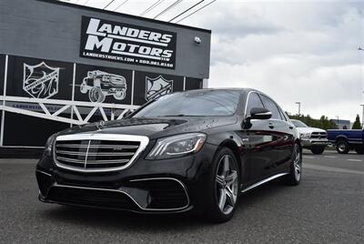 2020 Mercedes-Benz AMG S 63 AWD  ALL WHEEL DRIVE BLACK ON WHITE LOADED - Photo 1 - Gresham, OR 97030