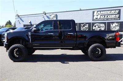 2024 Ford F-350 Platinum BLACK ON BLACK LIFTED DIESEL TRUCK 4X4 LOADED - Photo 2 - Gresham, OR 97030