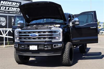 2024 Ford F-350 Platinum BLACK ON BLACK LIFTED DIESEL TRUCK 4X4 LOADED - Photo 38 - Gresham, OR 97030