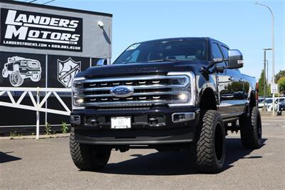 2024 Ford F-350 Platinum BLACK ON BLACK LIFTED DIESEL TRUCK 4X4 LOADED - Photo 1 - Gresham, OR 97030