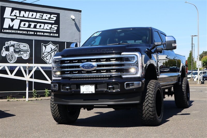 2024 Ford F-350 Platinum  BLACK ON BLACK LIFTED DIESEL TRUCK 4X4 LOADED - Photo 1 - Gresham, OR 97030