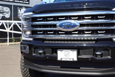 2024 Ford F-350 Platinum BLACK ON BLACK LIFTED DIESEL TRUCK 4X4 LOADED - Photo 10 - Gresham, OR 97030