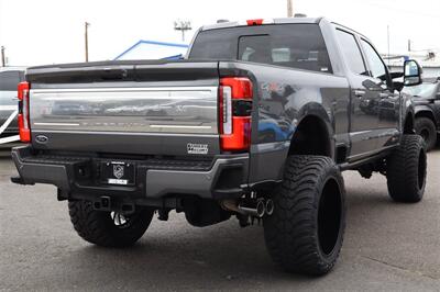 2025 Ford F-250 PLATINUM PLUSE  PLUSE GREY ON TRUFFLE LIFTED DIESEL TRUCK 4X4 LOADED - Photo 5 - Gresham, OR 97030