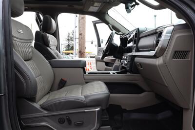 2025 Ford F-250 PLATINUM PLUSE  PLUSE GREY ON TRUFFLE LIFTED DIESEL TRUCK 4X4 LOADED - Photo 32 - Gresham, OR 97030