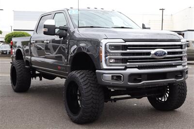 2025 Ford F-250 PLATINUM PLUSE  PLUSE GREY ON TRUFFLE LIFTED DIESEL TRUCK 4X4 LOADED - Photo 7 - Gresham, OR 97030