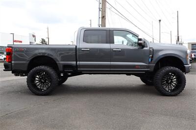 2025 Ford F-250 PLATINUM PLUSE  PLUSE GREY ON TRUFFLE LIFTED DIESEL TRUCK 4X4 LOADED - Photo 6 - Gresham, OR 97030