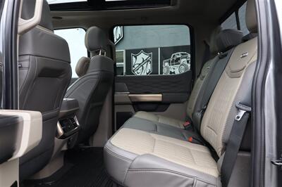2025 Ford F-250 PLATINUM PLUSE  PLUSE GREY ON TRUFFLE LIFTED DIESEL TRUCK 4X4 LOADED - Photo 27 - Gresham, OR 97030