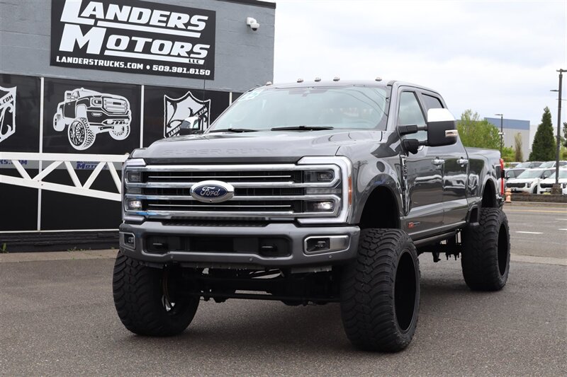 2025 Ford F-250 PLATINUM PLUSE  PLUSE GREY ON TRUFFLE LIFTED DIESEL TRUCK 4X4 LOADED - Photo 1 - Gresham, OR 97030