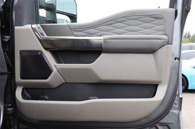 2025 Ford F-250 PLATINUM PLUSE  PLUSE GREY ON TRUFFLE LIFTED DIESEL TRUCK 4X4 LOADED - Photo 31 - Gresham, OR 97030