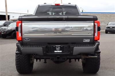 2025 Ford F-250 PLATINUM PLUSE  PLUSE GREY ON TRUFFLE LIFTED DIESEL TRUCK 4X4 LOADED - Photo 4 - Gresham, OR 97030