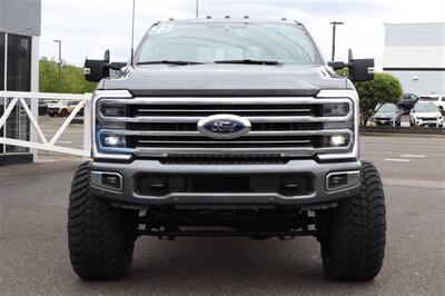 2025 Ford F-250 PLATINUM PLUSE  PLUSE GREY ON TRUFFLE LIFTED DIESEL TRUCK 4X4 LOADED - Photo 8 - Gresham, OR 97030